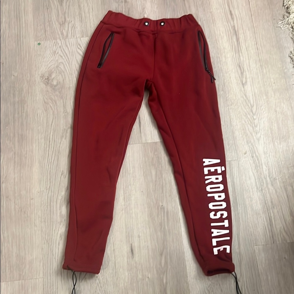 Aeropostale women Red Jogger Pants